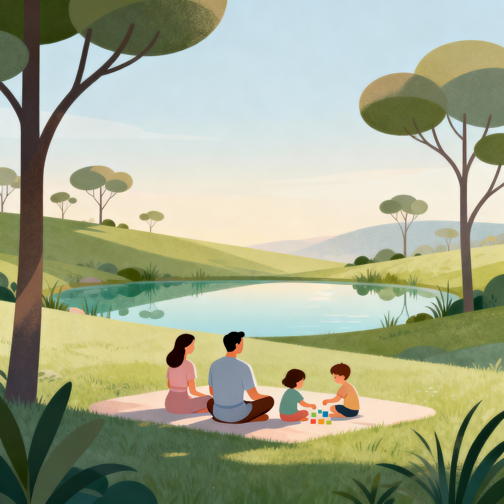 Šeimos laiko praleidimas gamtoje